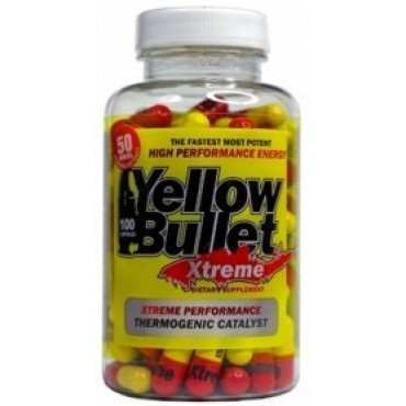 Yellow Bullet extreme 100cps - Hard Rock Supplements 100cps HardRock Supplements